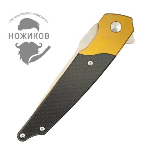 5891 Amare Knives Pocket Peak Gold фото 9